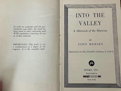Into the Valley by John Hersey