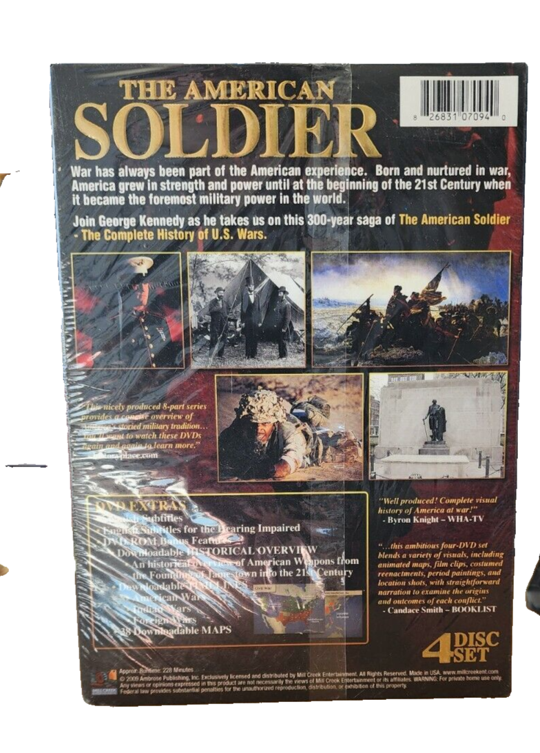 The American Soldier War Military Set 4 Disc Box Set DVD 2010