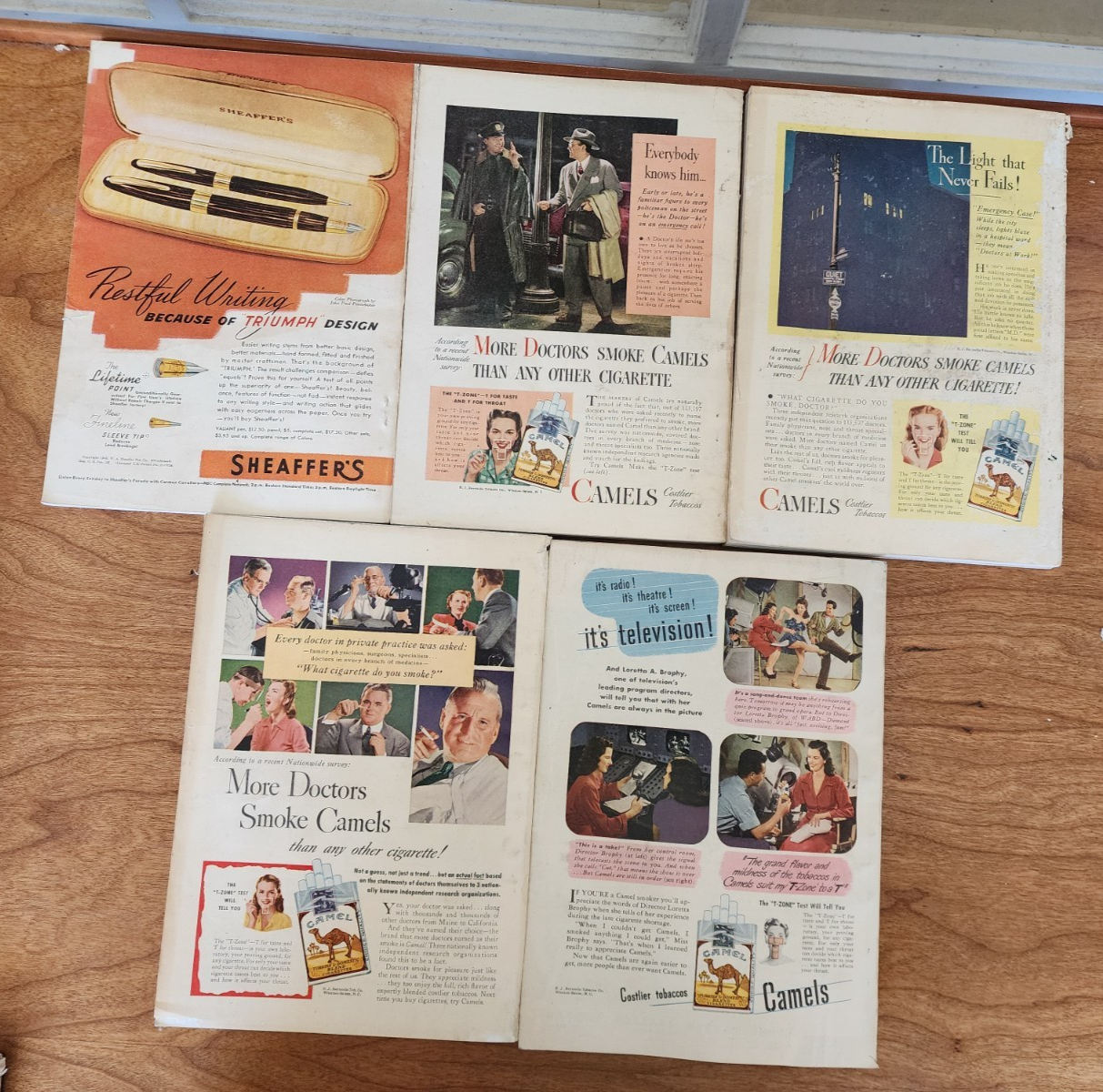 Popular Mechanics Magazine Lot of (5) Issues 1946