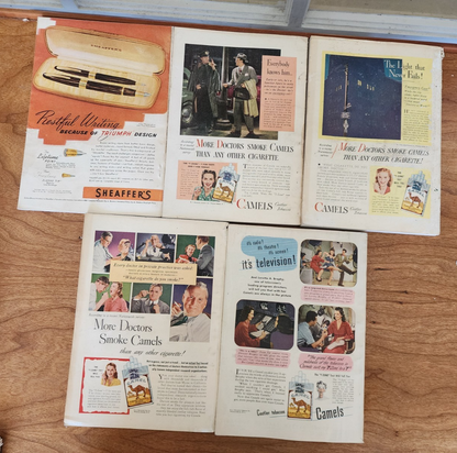 Popular Mechanics Magazine Lot of (5) Issues 1946