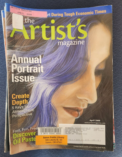 International Artist lot of 9 monthly magazines 2009