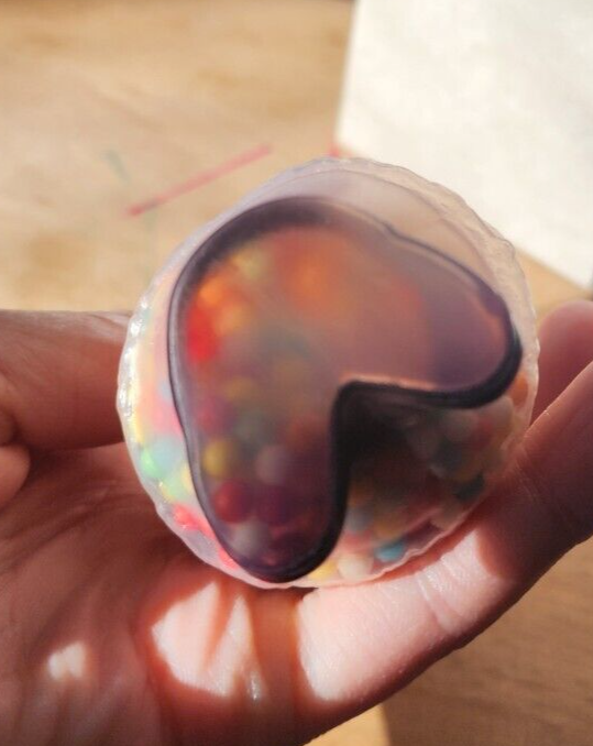 Vtg Plastic Blow Mold Santa Candy Container