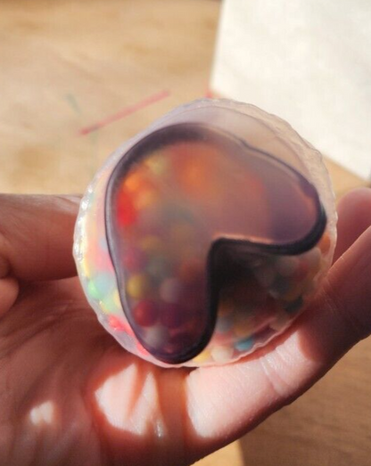 Vtg Plastic Blow Mold Santa Candy Container