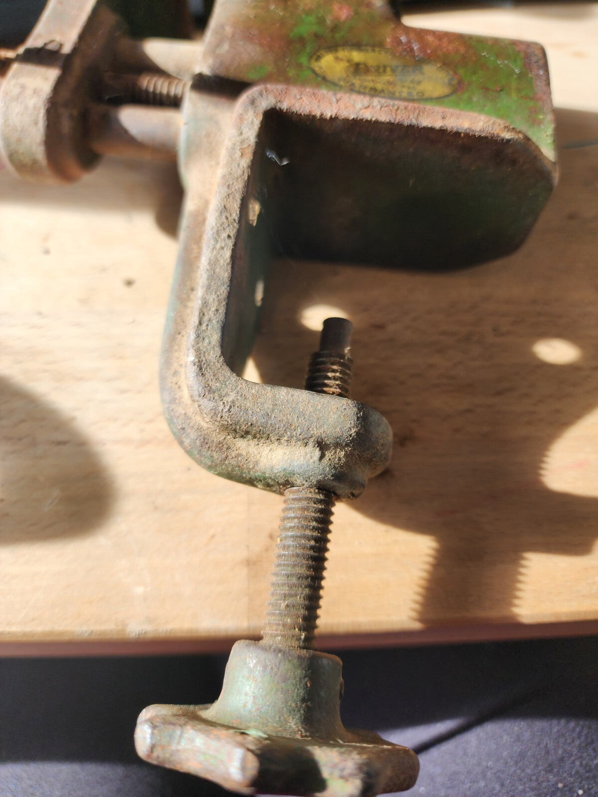 Vtg Walker Turner The Driver Clamp On Bench Vise Jewelers Gunsmith