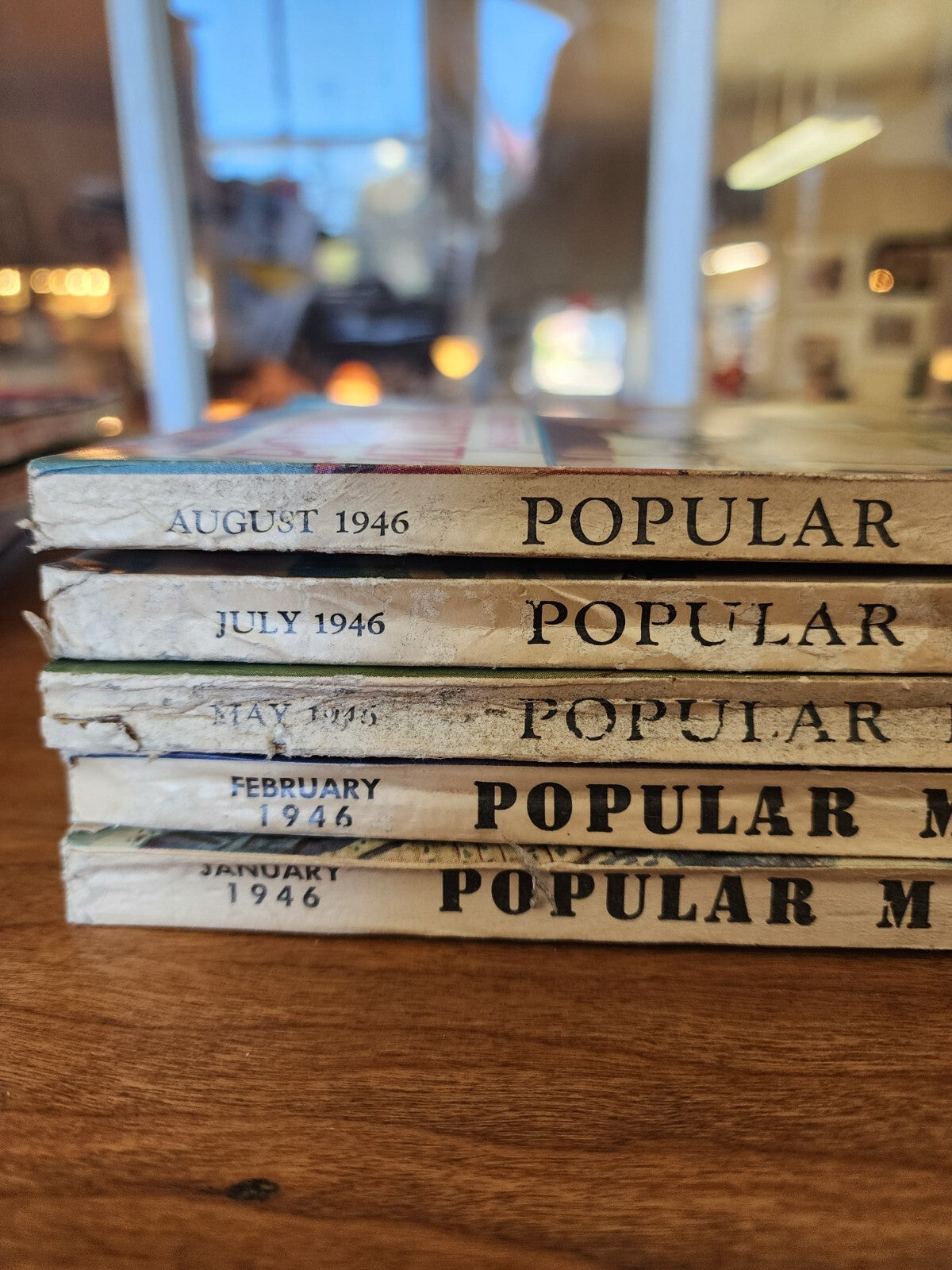 Popular Mechanics Magazine Lot of (5) Issues 1946