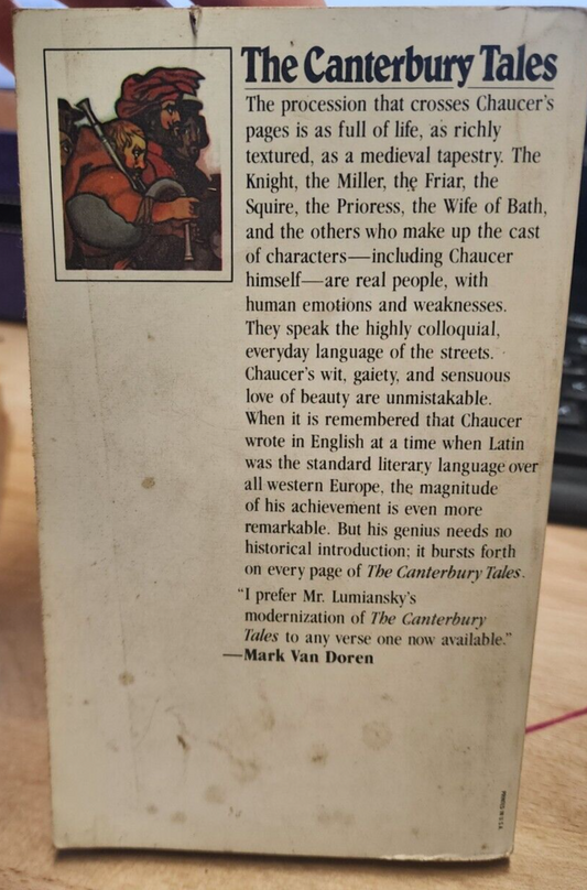 Canterbury Tales - Unbound By Chaucer, Geoffrey - GOOD