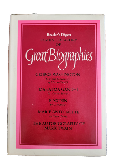 1st edition Reader's Digest Family Treasury Of Great Biographies Volume 2, 1970