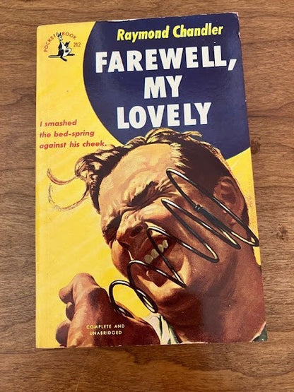 Vtg Pocket Book - Farewell, My Lovely by Raymond Chandler