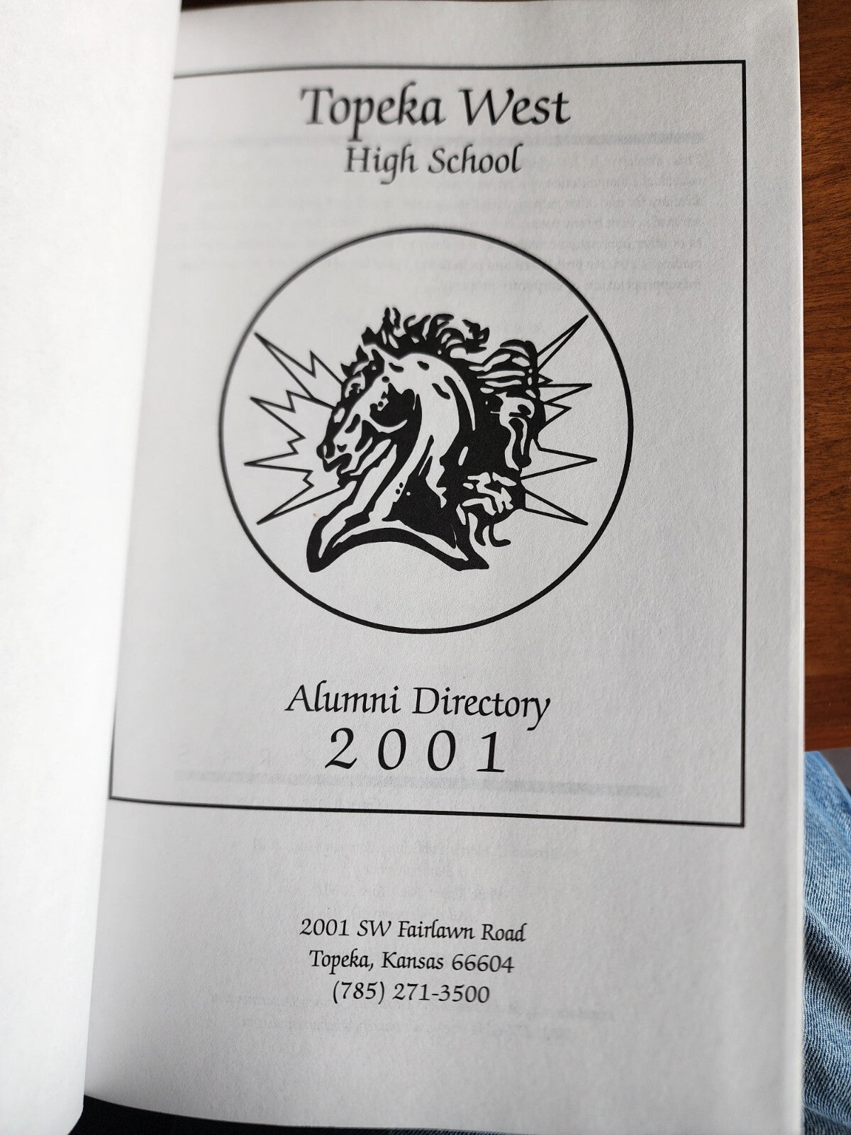 2001 Topeka High School Alumni Directory