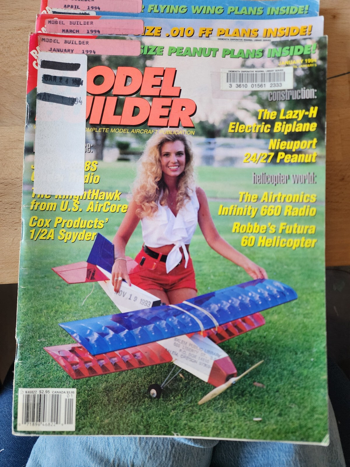 LOT 3 Vintage Model Builder Airplane Aviation RC Magazine Modeler 1994 Magazines