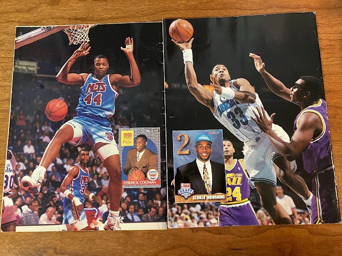 Beckett Basketball Monthly Magazine May 1991 Issue 10 & March 1993 Issue 32