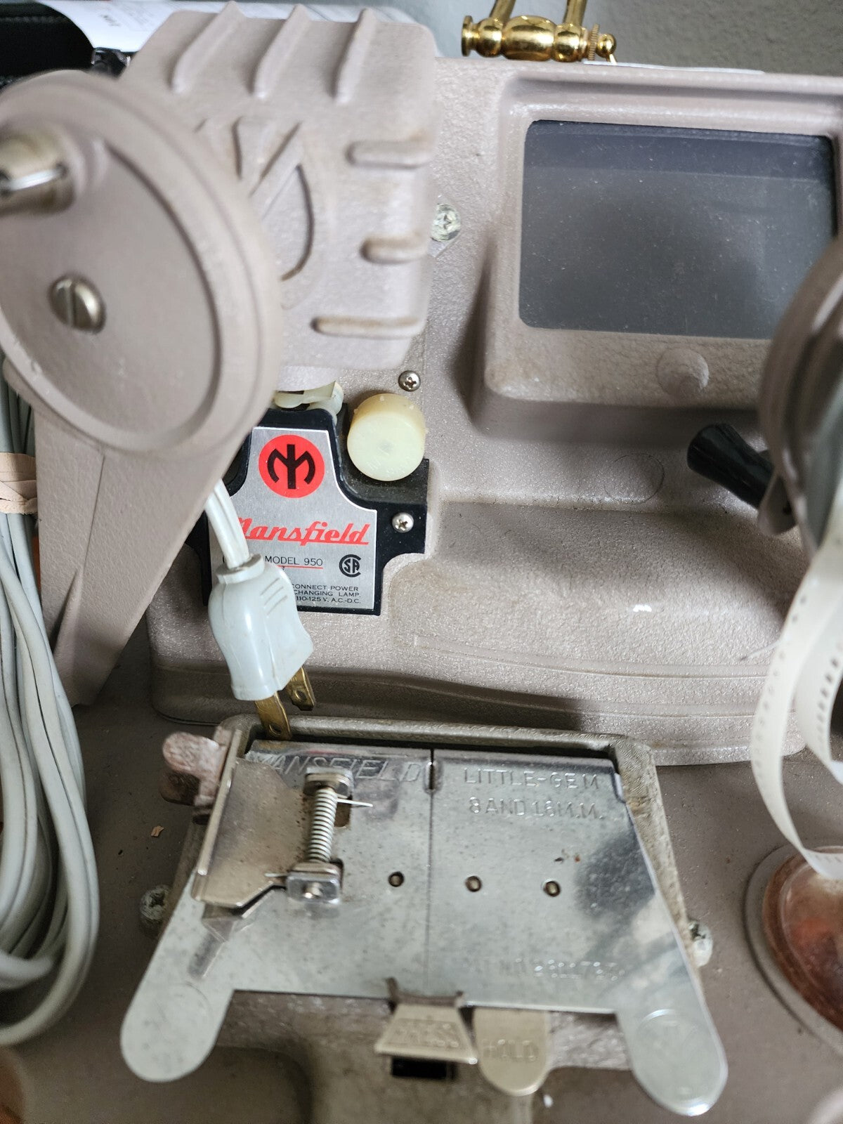 MANSFIELD MODEL 950 PORTABLE ACTION EDITOR Vintage