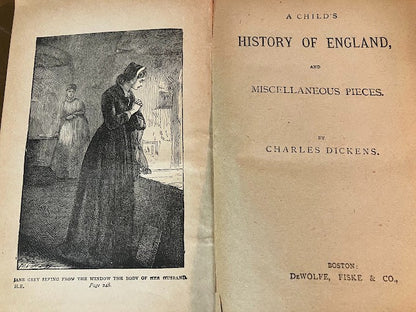 Charles Dickens' Works - Edition Late 1800's - lot of 4