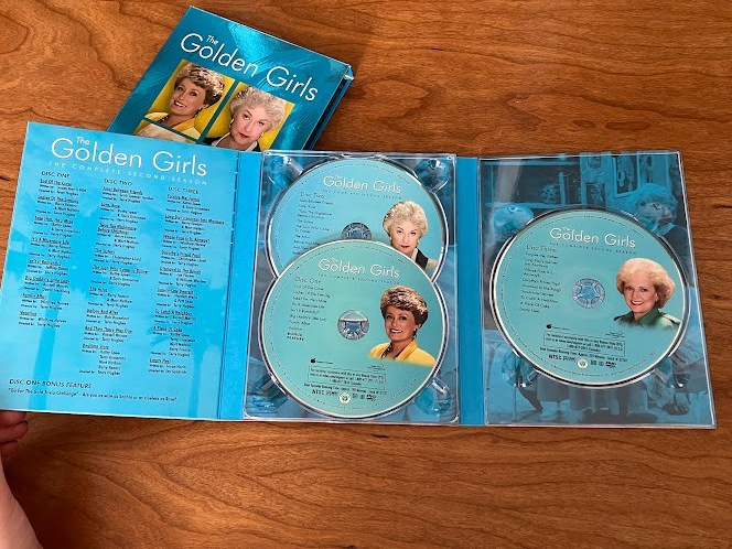 DvDs - The Golden Girls - The Complete first, second, fourth, and fifth Seasons
