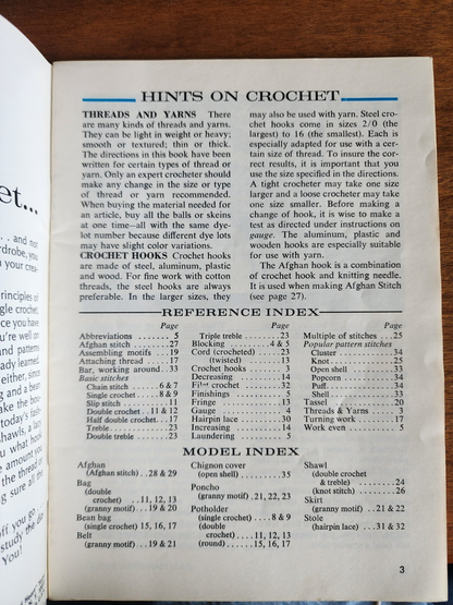 Learn to Crochet: Coats & Clark's Book #210