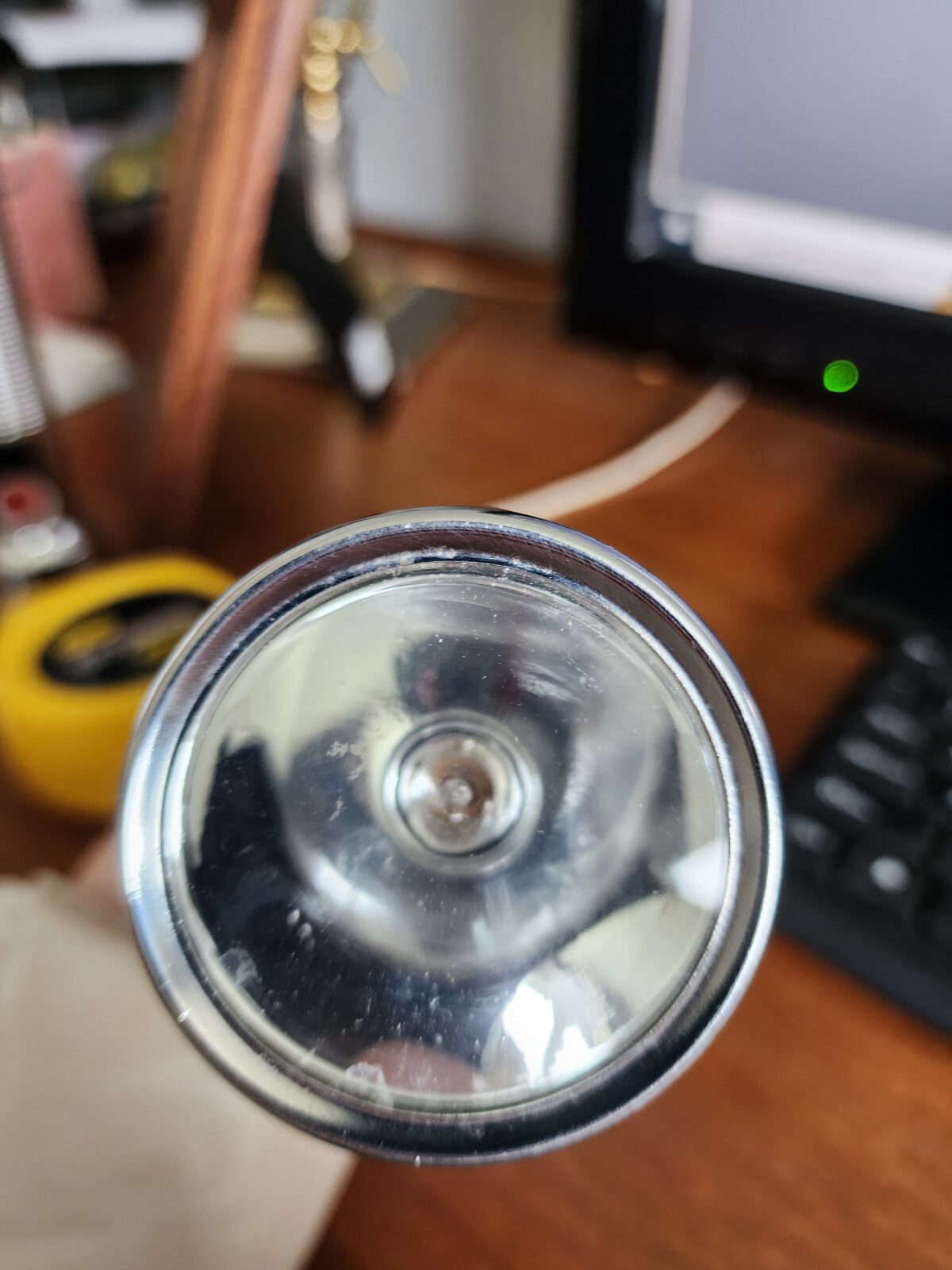 Vintage Thailand Lumilight Flashlight 8"