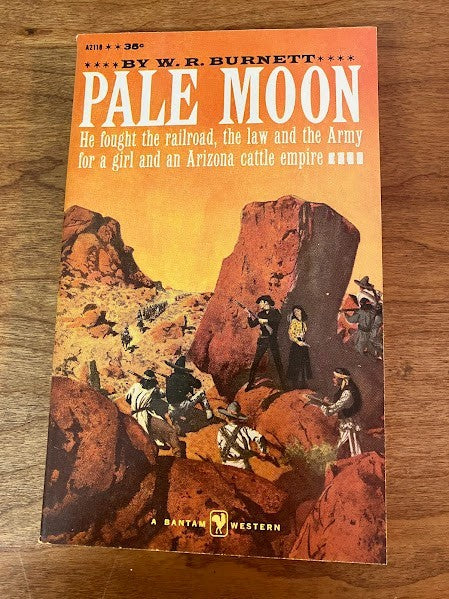 Bantam Books - Pale Moon and Bitter Ground by W.R. Burnett - lot of 2