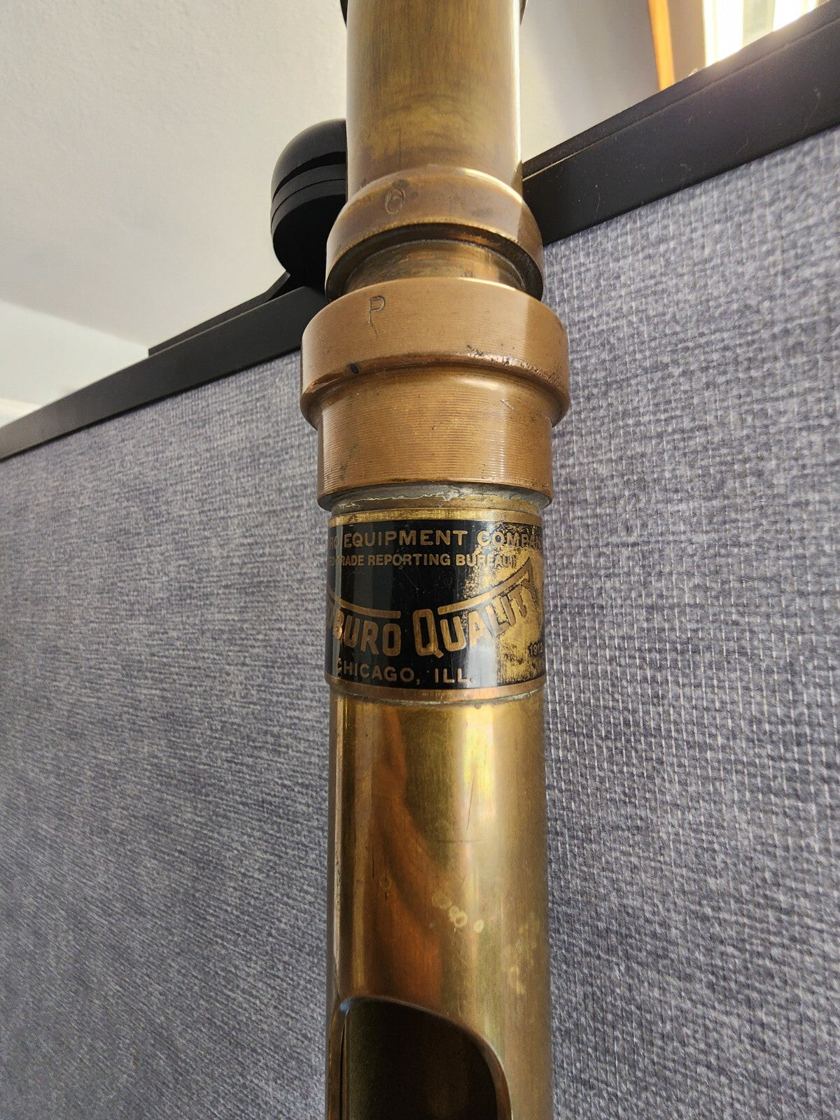 Vintage Grain Burro Brass Spiral Probe 6ft/72” SEEDBURO QUALITY 12 Hole Sampler