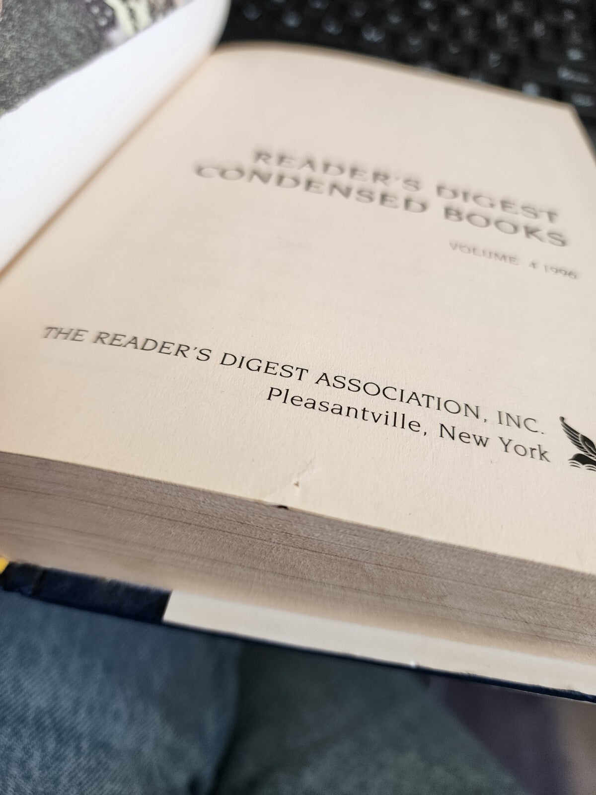 Vintage Reader’s Digest Condensed Books Volume 4, 1996 HC