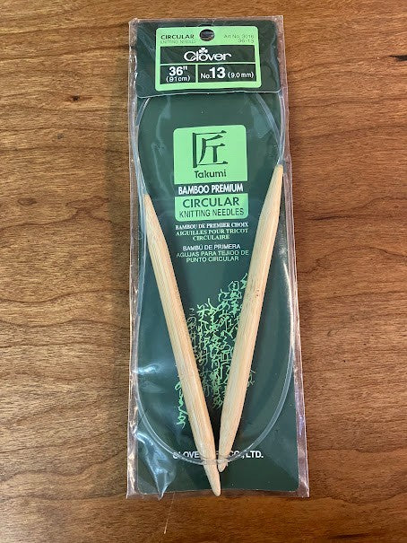 Knitting Needles - Clover Bamboo Premium Circular - lot of 2