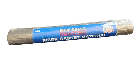 37711 FIBER GASKET MATERIAL 9"L X 36"W X 1/64" THICKNESS BY SHOP-CRAFT
