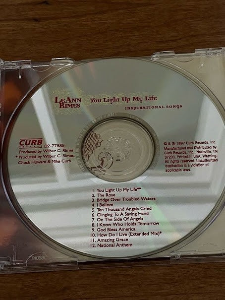 CDs (lot of 2) - LeAnn Rimes: "Blue" & "You Light Up My Life"