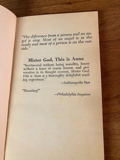 Mister God, This Is Anna Fynn