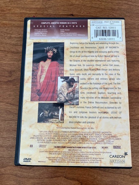 DVD - Jesus of Nazareth (1977) Robert Powell