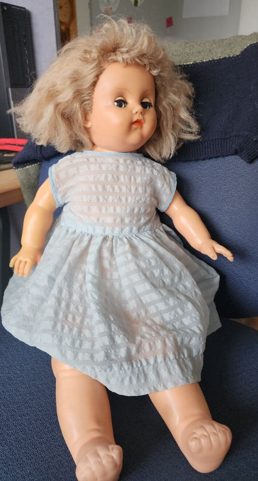 Vtg Horsman Sleepy eye Doll Baby/Toddler