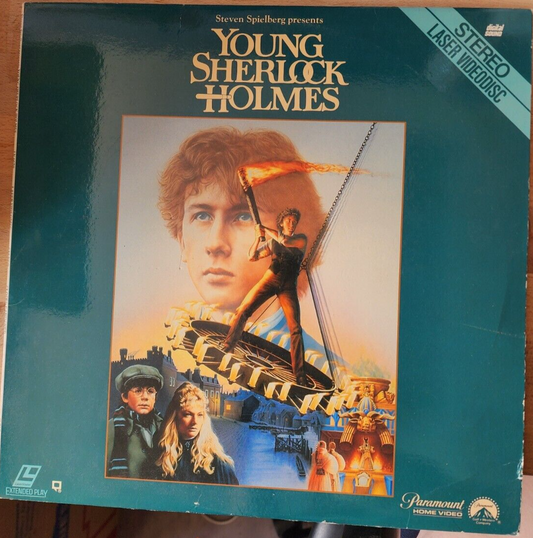 Young Sherlock Holmes 1986 Laserdisc Remastered Widescreen RARE Laser Disc