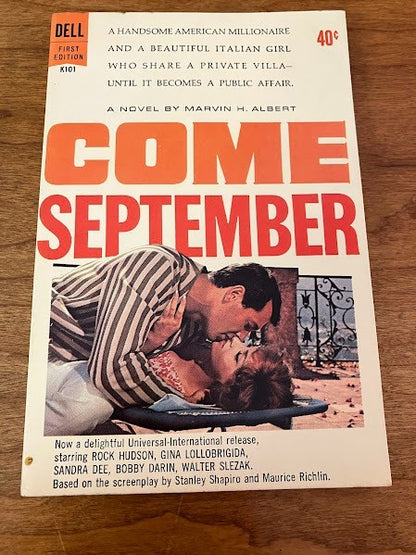 Vtg Paperback - COME SEPTEMBER by Marvin H. Albert