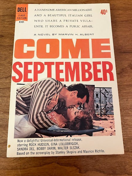 Vtg Paperback - COME SEPTEMBER by Marvin H. Albert