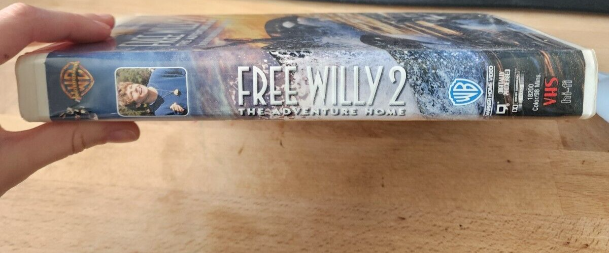 Free Willy 2 Adventure Home VHS Video Tape VTG