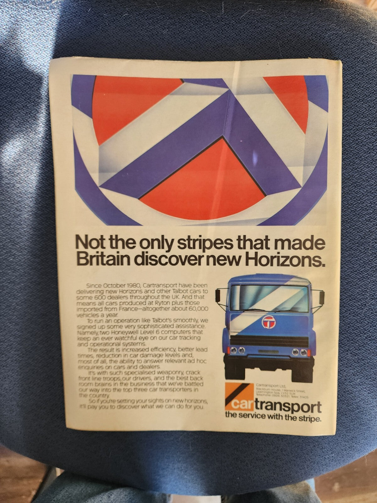 Vintage Autocar magazine 24 July 1982