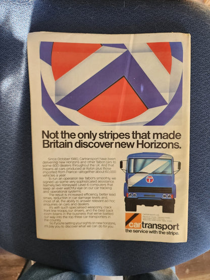 Vintage Autocar magazine 24 July 1982