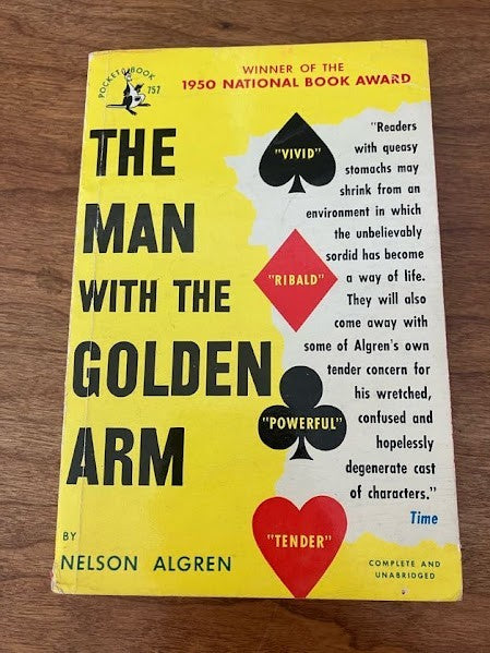 Vtg Pocket Book - The Man with the Golden Arm by Nelson Algren
