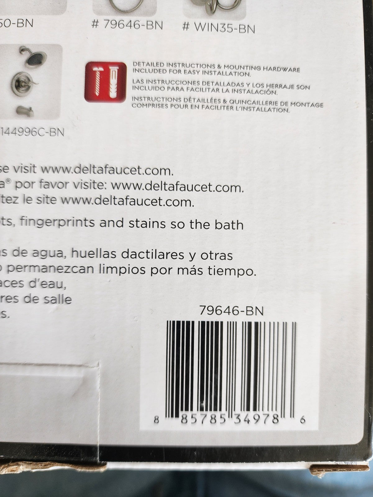 DELTA 79646-BN Windemere Bath Hardware Towel Ring Brushed Nickel