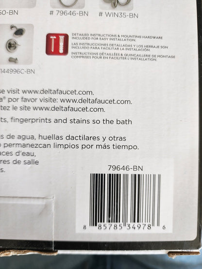 DELTA 79646-BN Windemere Bath Hardware Towel Ring Brushed Nickel