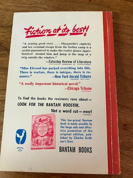 Bantam Book - Heritage Of The River by Muriel Elwood