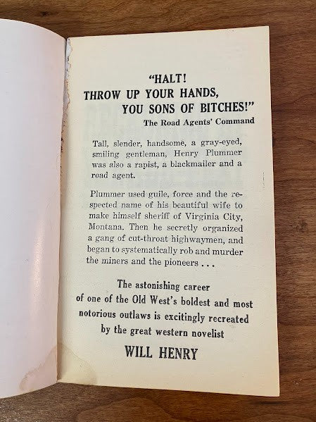 Bantam Books by Will Henry - lot of 3