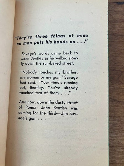 Popular Library - BORN TO GUNSMOKE BY THOMAS THOMPSON