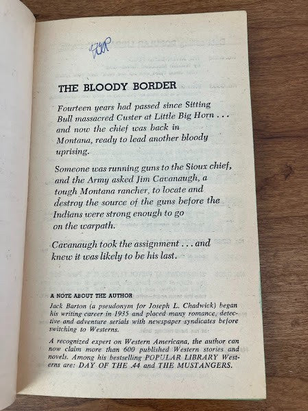 Popular Library - THE UNTAMED BREED BY Jack Barton