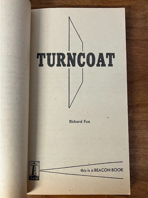 Vintage Paperback - Richard Fox: TURNCOAT