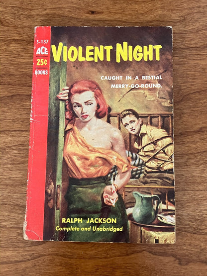 Vintage Paperback - Violent Night by Ralph Jackson