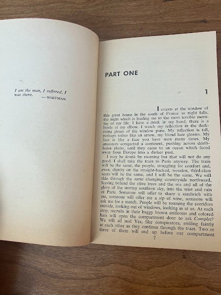 Signet Book - Giovanni's Room by James Baldwin