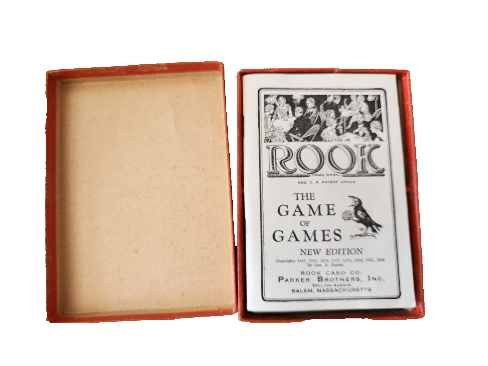 Vintage 1964 Rook The Game of Games Card Game Parker Brothers Complete
