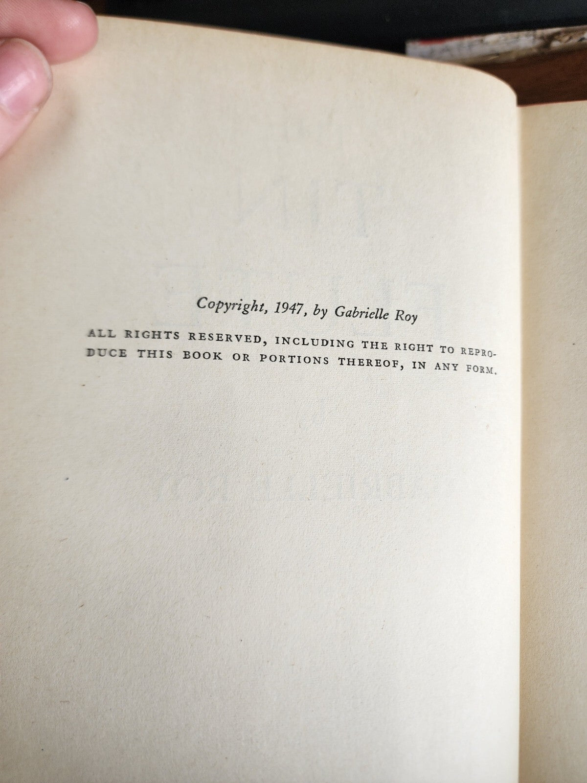 The Tin Flute: A Bitter Sweet Love Story, Gabrielle Roy - 1947