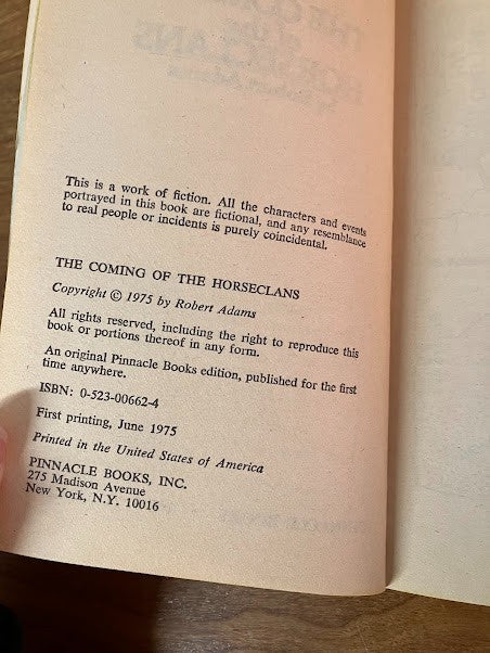 The Coming of the Horseclans