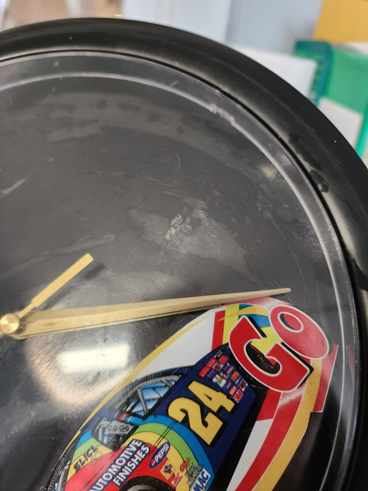 Nascar Jeff Gordon #24 Racing Clock