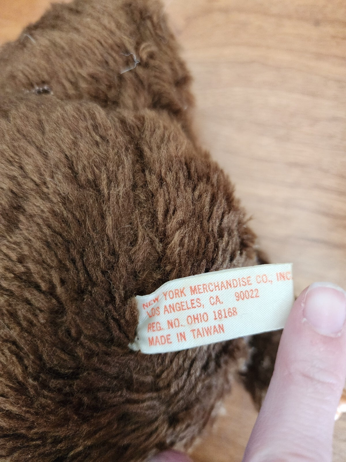 Vintage 1980’s Thumb Sucking Gorilla Plush I